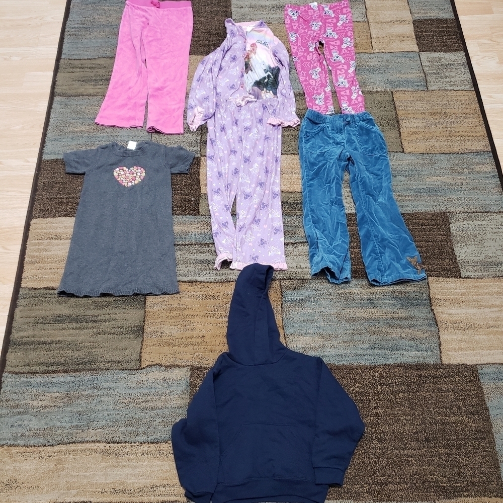 Girls size 6 winter clothing bundle of 6